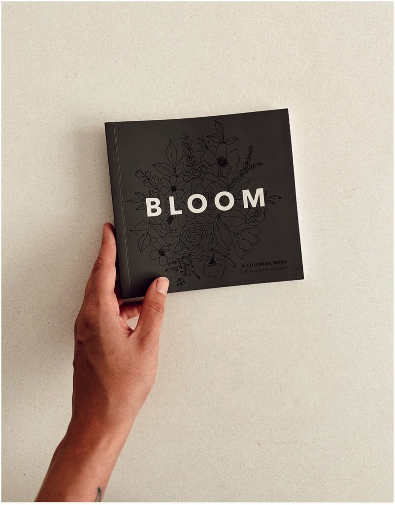 The Alli K Mini Bloom coloring book