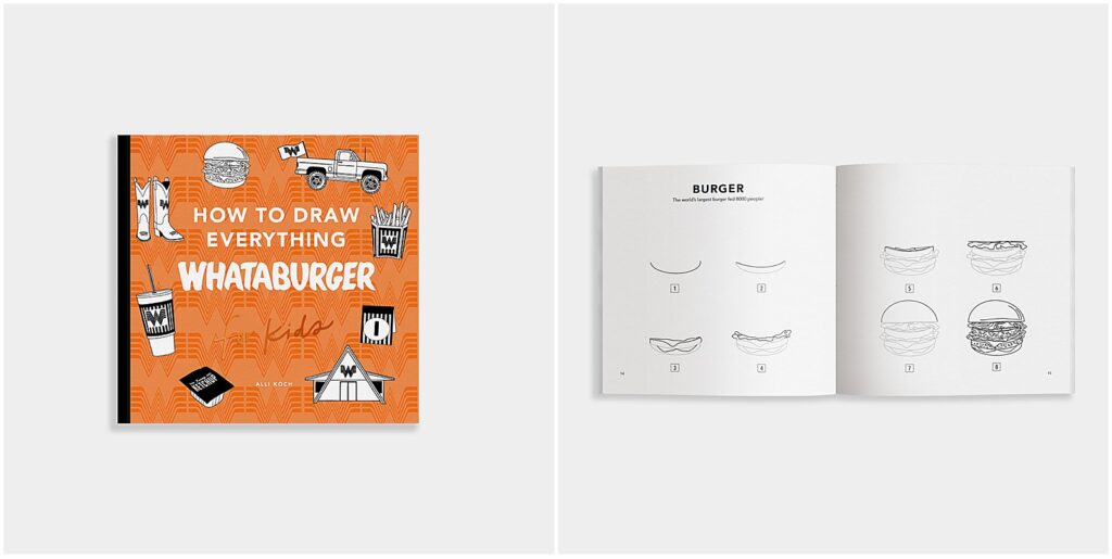 How to Draw Everything Whataburger by Alli K for her holiday gift guide 2024