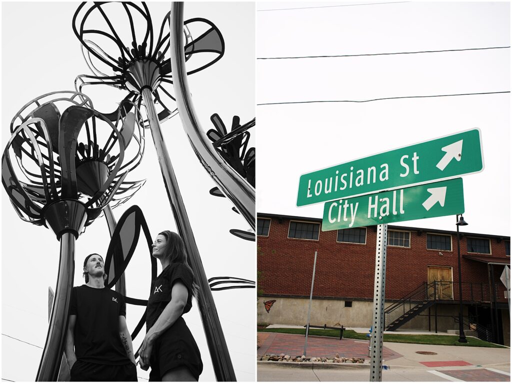 Alli K Design's public sculpture in McKinney, TX