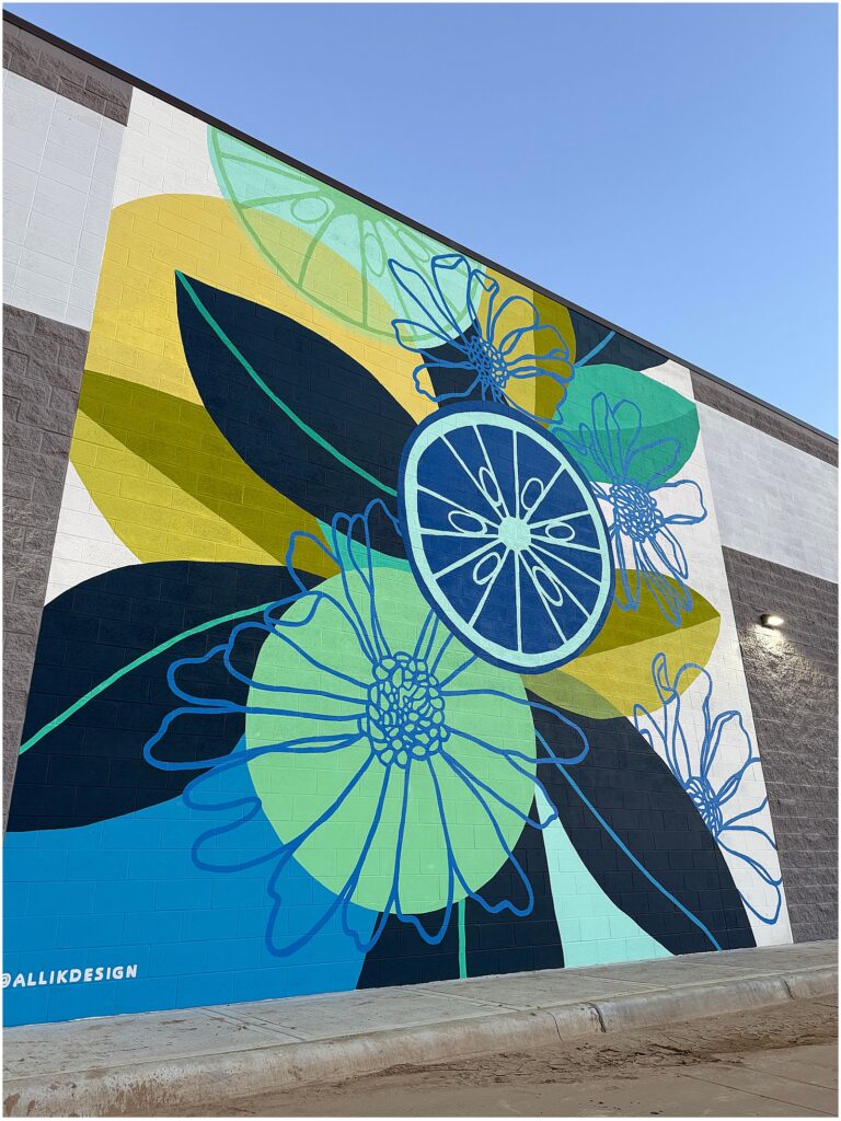 A Texas mural for Sprouts Farmers Market by Alli K Design
