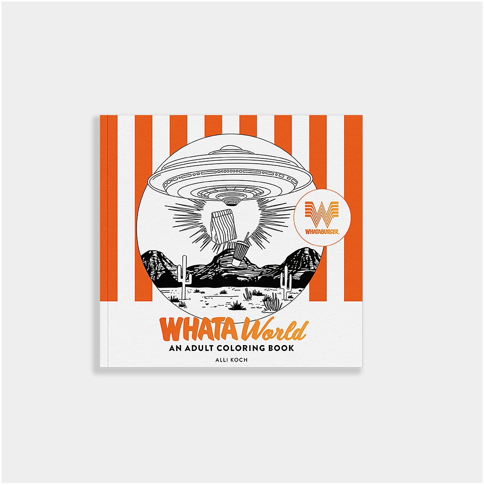 Unique coloring books for Whataburger by Dallas artist Alli Koch