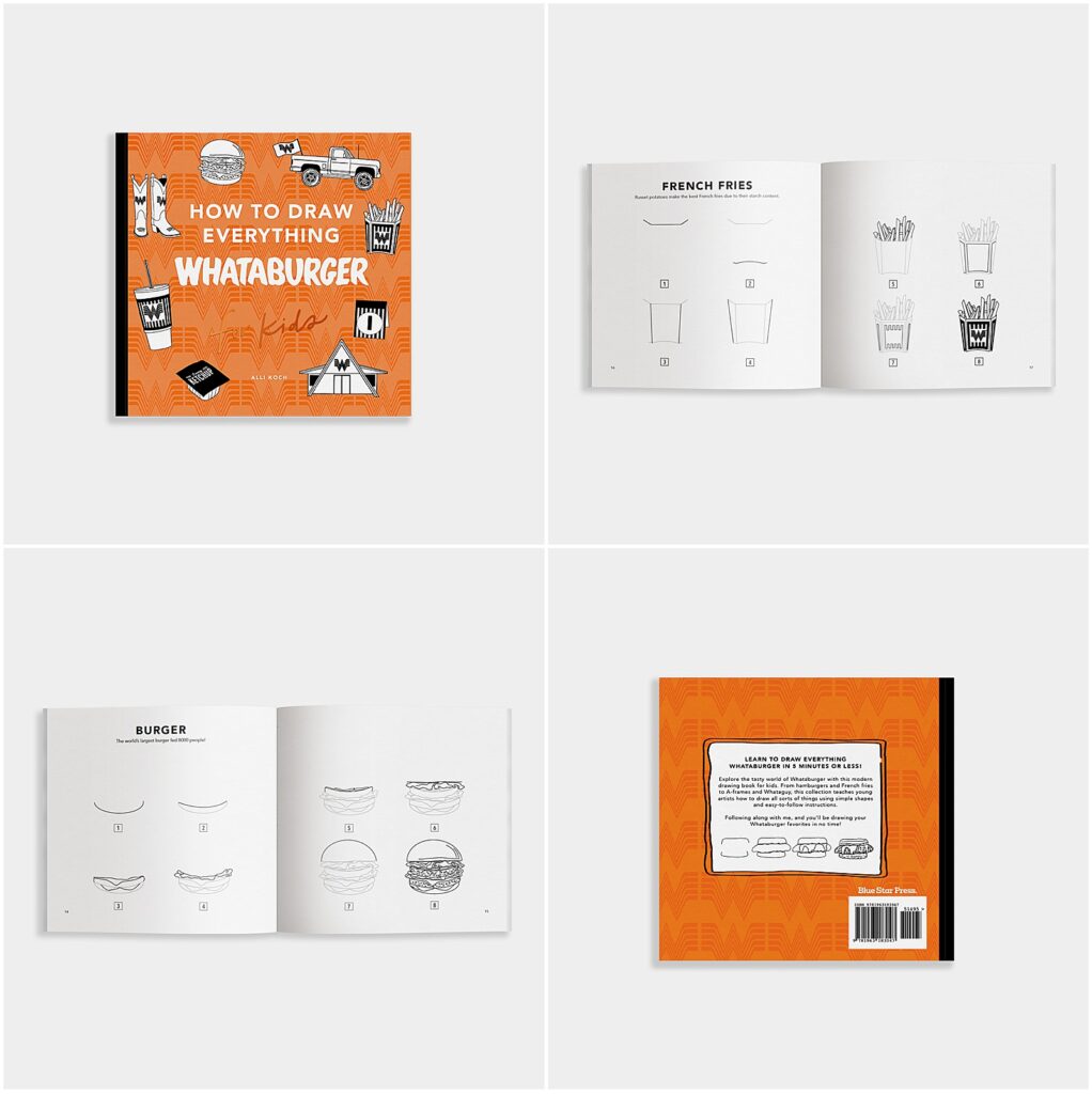 Whataburger how to draw book by Alli Koch