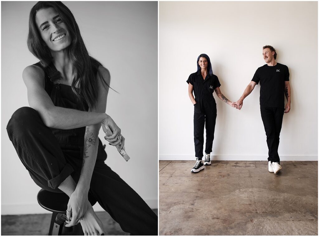 Alli and Landon Koch of Alli K Design, Dallas muralists