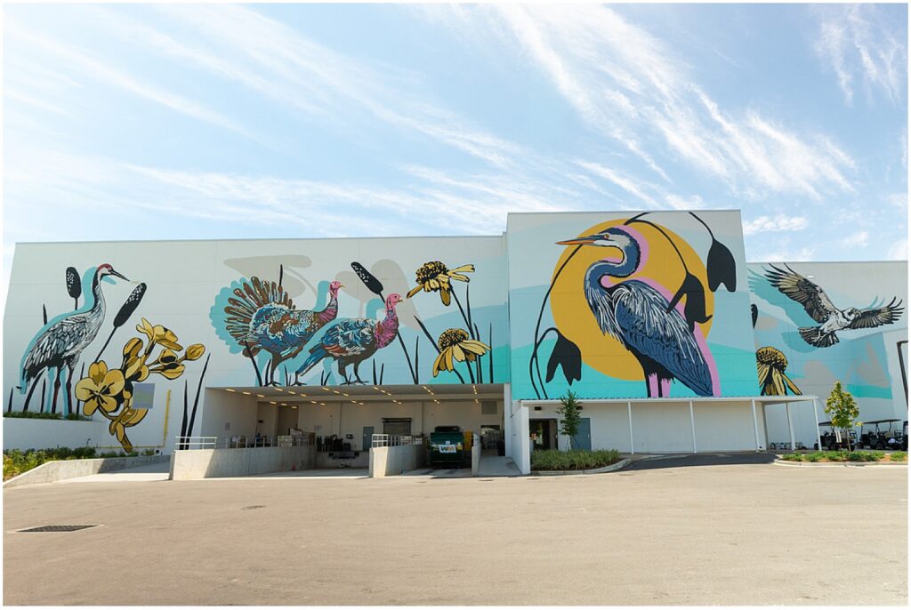 An Evermore Orlando mural painted by Alli K Design